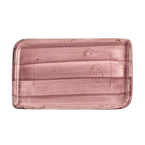 Pink Harmony szögletes tányér 36 x 21 cm