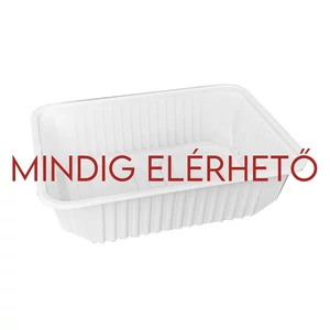 1. Étel szállítódoboz egyszer használatos, mikrózható PP, 750 ml
