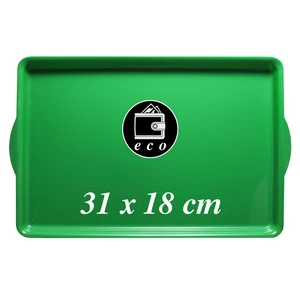 ECO önkiszolgáló tálca 31 x 18 cm * zöld