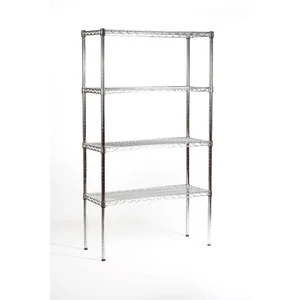 Krómozott állvány négy polccal 1830x910x460 mm