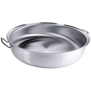 Kétfülű serpenyő rozsdamentes acélból - 60 cm - 28 L