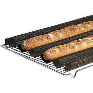 Baguette sütőlap szilikongumiból, GN 1/1-es méretben