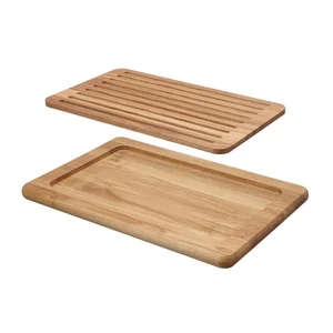 Madeira vágólap morzsagyűjtővel, GN 1/1, 530 x 325 x 30 mm