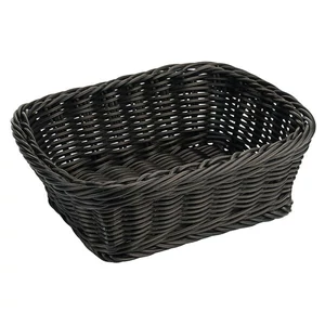 Kenyérkosár - 4785-ös széria - 23 x 18,5 cm fekete - MOSHATÓ