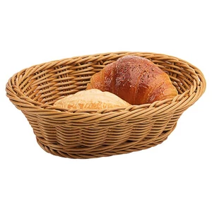 Kenyérkosár 4787-es széria - 24 x 15 cm barna - MOSHATÓ