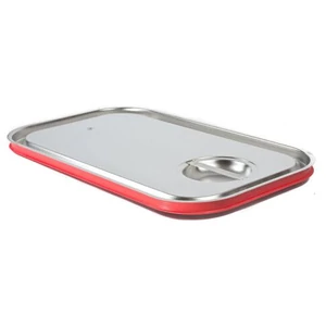 GN 1/1-es fedő 530 x 325 mm, gumitömítéssel