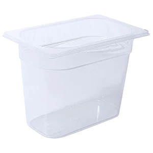 GN 1/4-es edény polipropilénből 200 mm mély, 4,8 L