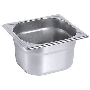 GN 1/6-os edény 100 mm mély, 1,5 L, 176 x 162 x 100 mm