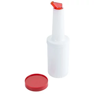 Speed Pourer Set, palack piros kiöntővel, 1L