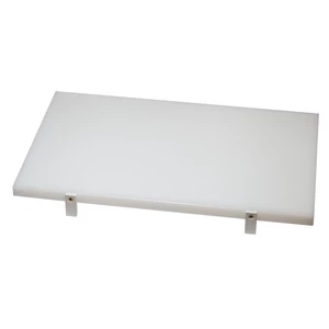 Vágólap * fehér * 40 x 25 x 1,5 cm * ütköző fülekkel