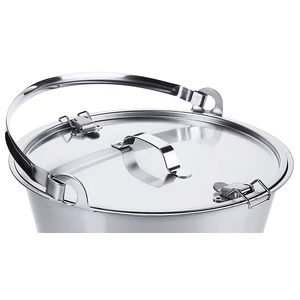 Saválló vödör fedő, rögzítő csatokkal - 415 és 416-os szériák - a 10 L-es vödrökhöz