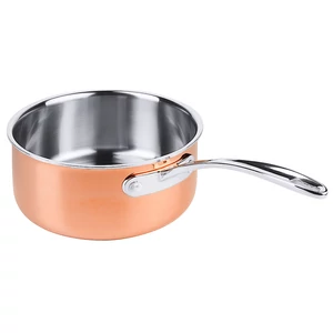Cooper réz nyeles lábas 18 cm, 2 L