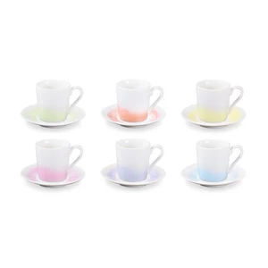 myCOFFEE eszpr.csésze tányér.,6db,Pastel