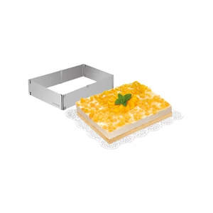 DELÍCIA Állíth. téglalap alak tortakeret