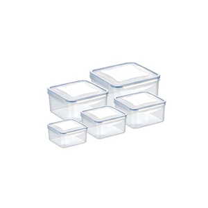 FRESHBOX ételtároló doboz, négyzet 5db