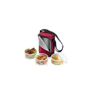 FRESHBOX ételhordó+ 3 ételtároló 0.8l