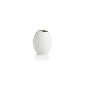 FANCY HOME Stones váza 17 cm, fehér