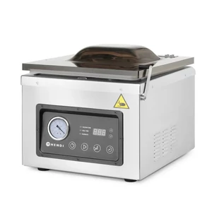 Kamrás vákuumcsomagoló gép Profi Termékcsalád 300, HENDI, Profi Termékcsalád, tömítő szalag 300 mm, 230V/950W, 367x425x(H)364mm