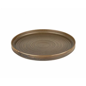 Helix Kaldi vegan couvert tányér, relieffel 16 cm