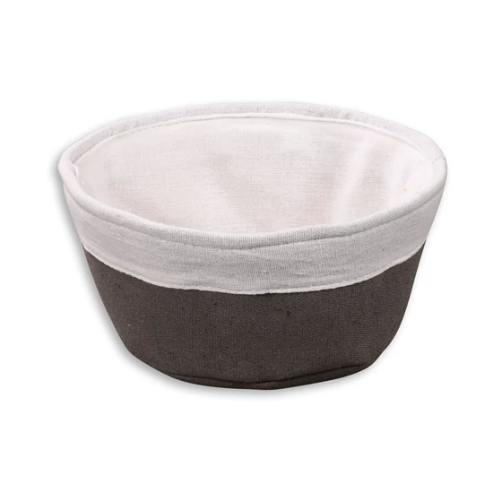 Kenyérkosár - KESPER - Ø 25 cm, H 9 cm - szürke - MOSHATÓ