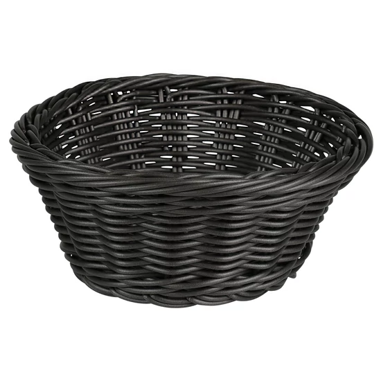 Kenyérkosár - KESPER - Ø 17 cm, H 7 cm - szürke - MOSHATÓ