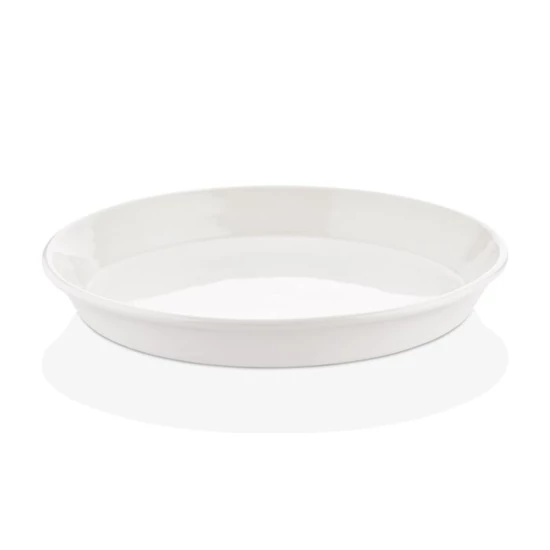 Smooth vegan prezentációstál 25 cm, fehér