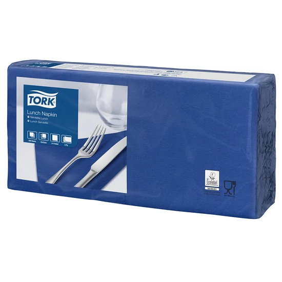 Szalvéta TORK Lunch 1/4 2 rétegű 33x33 cm (#200) /sötétkék/