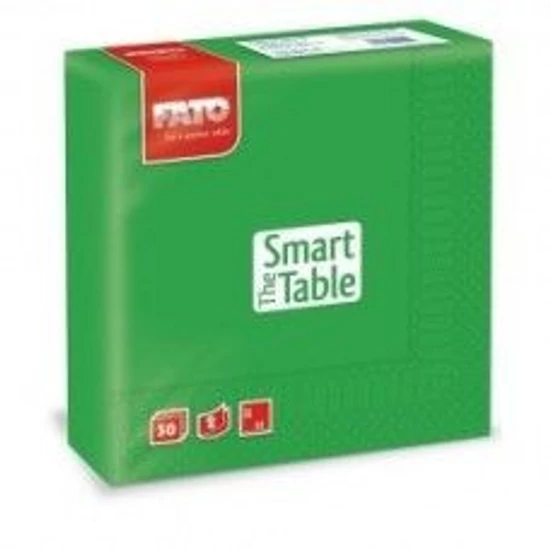 Lucart FATO Smart Table szalvéta – 2 rétegű, 33x33 cm, 50 db/csomag, zöld