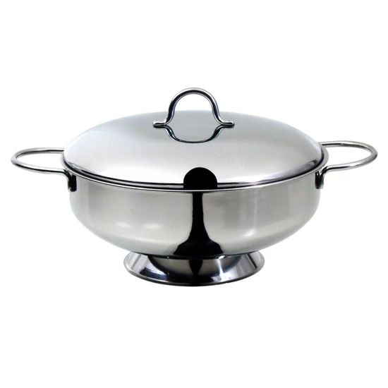 ProSteel rozsdamentes levesestál fedővel, 22 cm, 2,5 L