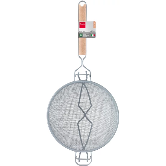 ChefLine nagykonyhai dupla hálós erősített szűrő 23 cm