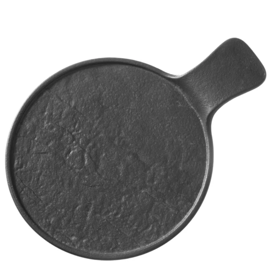 Crust tálaló tányér, nyéllel, 22 cm