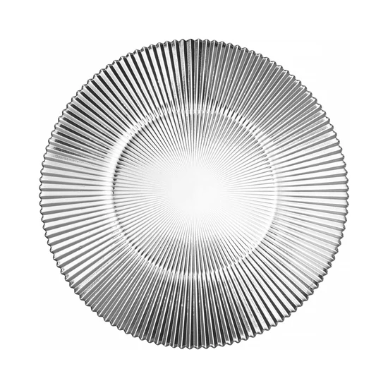 Aura üveg lapostányér, 225 mm