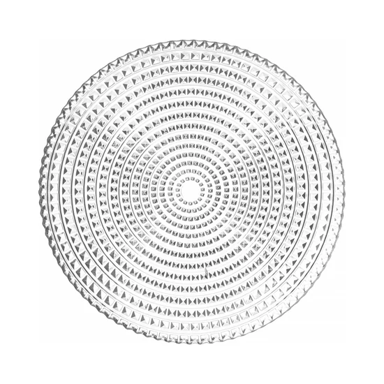 Vibe üveg tálalótányér, 330 mm