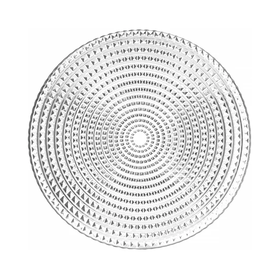 Vibe üveg desszertes tányér, 210 mm