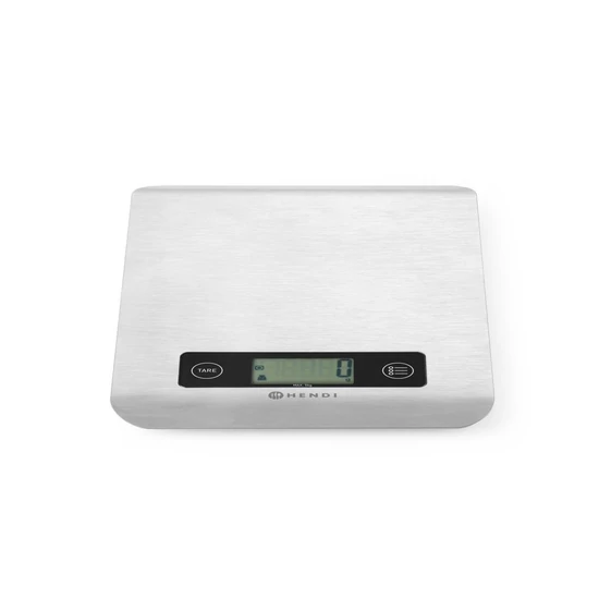 Konyhai mérleg 5 kg, HENDI, 169x218x(H)13mm