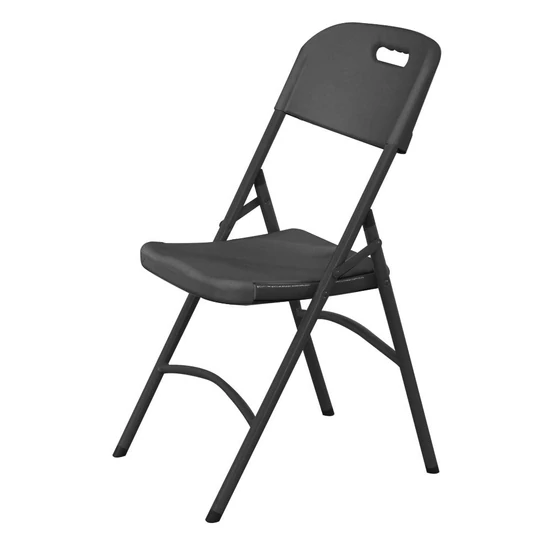 Rendezvényszék - fekete, HENDI, max. terhelés 180 kg., Fekete, 540x440x(H)840mm