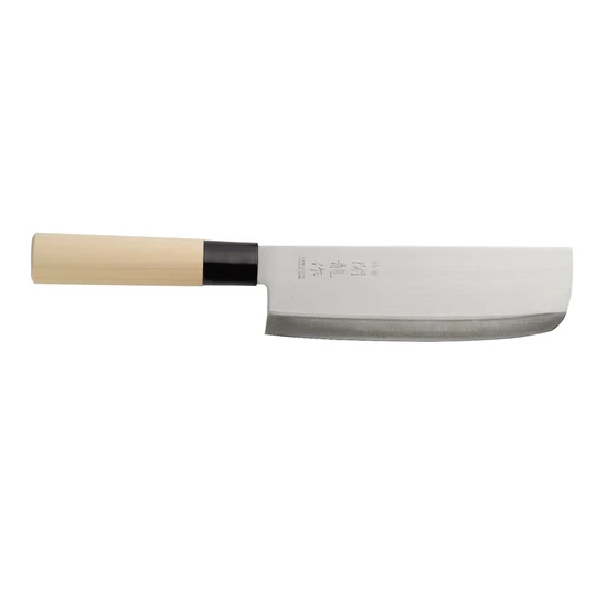 Japán kés Nakiri, HENDI, Fekete, (L)290mm
