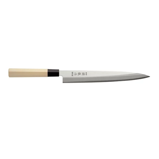 Japán kés Sashimi, HENDI, Világos fa, (L)375mm