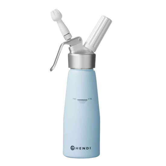 Habszifon habverő, HENDI, 0,5L, Kék, ø80x(H)260mm
