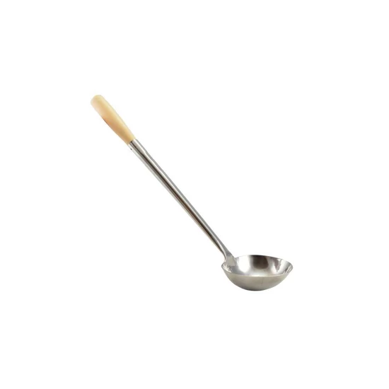 Merőkanál, wok kanál fanyelű 250 ml
