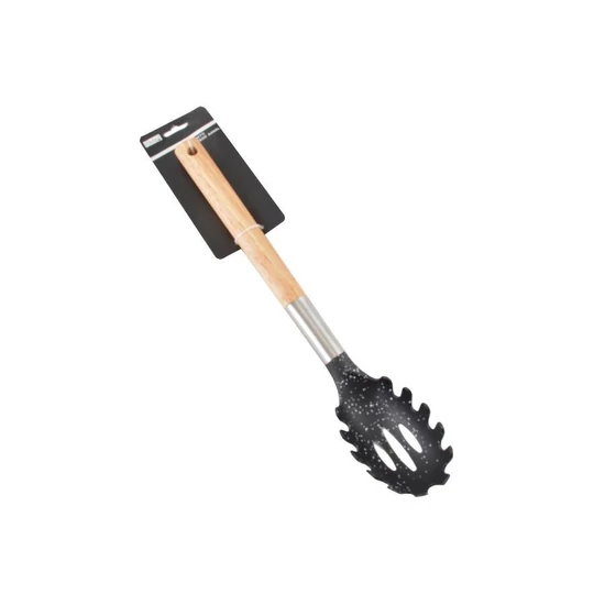 Spagettikiszedő kanál fanyéllel