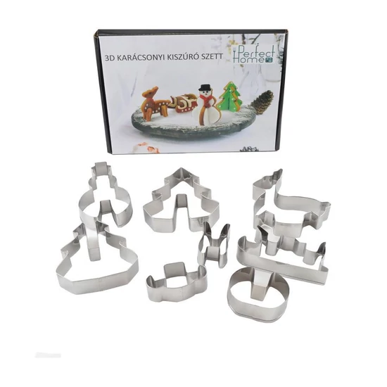 Sütikiszúró szett 3 d 8 db karácsonyi