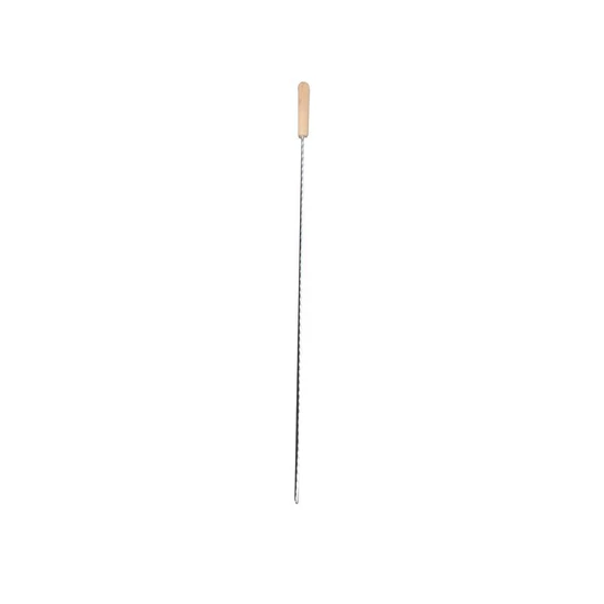 Csavart grillnyárs - szalonnasütő nyárs egyenes 70 cm