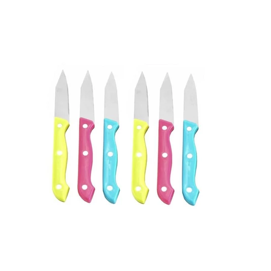 Evőeszköz kés szett 6 db színes