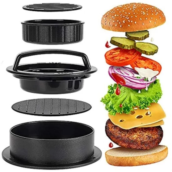 Műanyag hamburger/húspogácsa készítő/ burgonyaprés ~12, 5 cm
