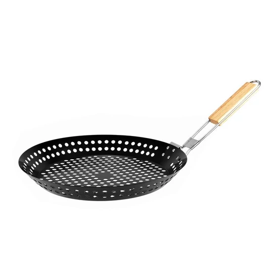 Bbq / gesztenyesütő serpenyő 31*3, 5 cm