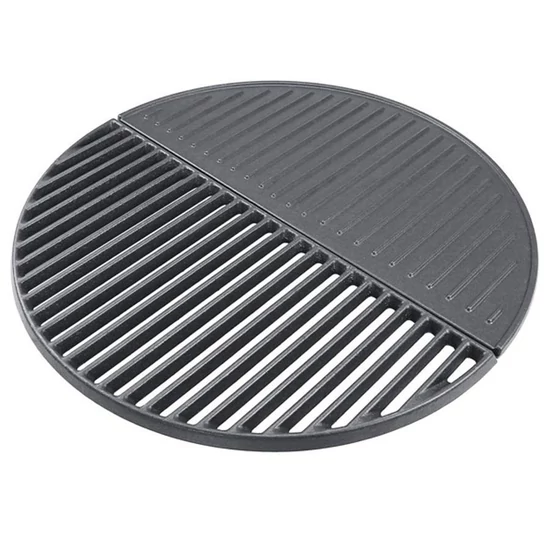 Kamado nova/xl félhold sütőrács/sütőlap szett öntöttvas