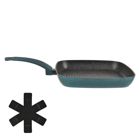 Sea line tapadásmentes alumínium grillserpenyő 28*28 cm indukciós