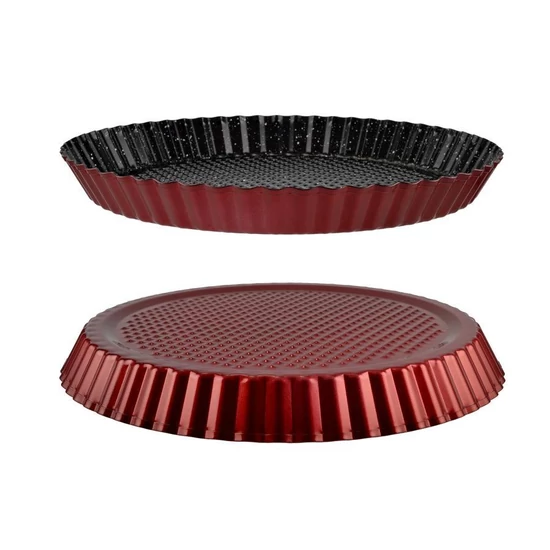 Metal red line gyümölcstorta forma 27 cm