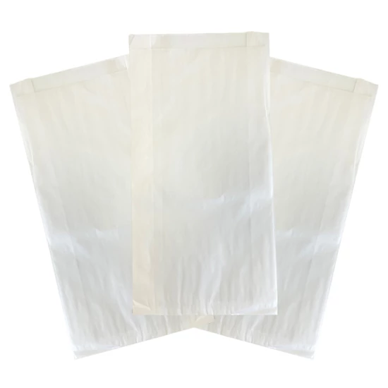 Fehér papírtasak 1,5 kg-os 180 + 60 x 350 mm